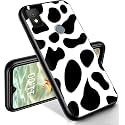 RYUITHDJP for Cricket Icon 4 Phone Case 6.5" Cow Pint Design, Phone Case for Cricket Icon 4 Case TPU Stylish Protective Cover