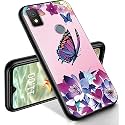 RYUITHDJP for Cricket Icon 4 Phone Case 6.5" Butterflies Women Design, Phone Case for Cricket Icon 4 Case TPU Stylish Protective Cover