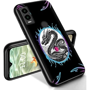 ryuithdjp for cricket innovate e 5g phone case 6634 dragon design phone case for cricket innovate e 5g case tpu stylish protective cover