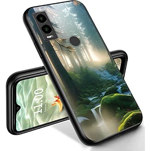 ryuithdjp for cricket innovate e 5g phone case 6634 forest design phone case for cricket innovate e 5g case tpu stylish protective cover