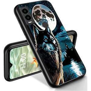ryuithdjp for cricket innovate e 5g phone case 6634 wolf night design phone case for cricket innovate e 5g case tpu stylish protective cover