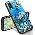 RYUITHDJP for Cricket Innovate E 5G Phone Case 6.6" Turtle Cute Design, Phone Case for Cricket Innovate E 5G Case TPU Stylish Protective Cover