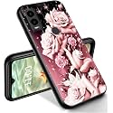 RYUITHDJP for Cricket Innovate E 5G Phone Case 6.6" Roses Girl Design, Phone Case for Cricket Innovate E 5G Case TPU Stylish Protective Cover