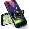 RYUITHDJP for Cricket Innovate E 5G Phone Case 6.6" Butterflies Night Design, Phone Case for Cricket Innovate E 5G Case TPU Stylish Protective Cover