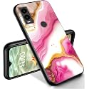 RYUITHDJP for Cricket Innovate E 5G Phone Case 6.6" Marble Design, Phone Case for Cricket Innovate E 5G Case TPU Stylish Protective Cover