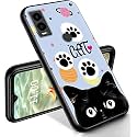 RYUITHDJP for Cricket Innovate E 5G Phone Case 6.6" Cat Cute Design, Phone Case for Cricket Innovate E 5G Case TPU Stylish Protective Cover