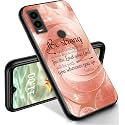 RYUITHDJP for Cricket Innovate E 5G Phone Case 6.6" Inspirational Bible Design, Phone Case for Cricket Innovate E 5G Case TPU Stylish Protective Cover
