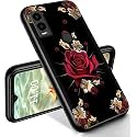 RYUITHDJP for Cricket Innovate E 5G Phone Case 6.6" Roses Gold Design, Phone Case for Cricket Innovate E 5G Case TPU Stylish Protective Cover