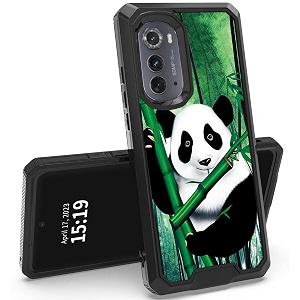 ryuithdjp for motorola moto edge 2022 phone case 6634 panda design phone case for motorola moto edgecase dual layer stylish durable cover