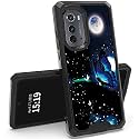 RYUITHDJP for Motorola Moto Edge 2022 Phone Case 6.6" Landscape Design Phone Case for Motorola Moto EdgeCase Dual Layer Stylish Durable Cover