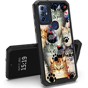 ryuithdjp for motorola moto g power 2022 phone case 6534 marble blue design phone case for motorola moto g power case dual layer stylish durable cover