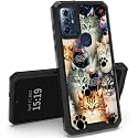 RYUITHDJP for Motorola Moto G Power 2022 Phone Case 6.5" Cat Paw Design Phone Case for Motorola Moto G Power Case Dual Layer Stylish Durable Cover