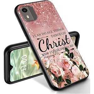 ryuithdjp for nokia c12 phone case 6334 christian bling design phone case for nokia c12 case tpu stylish protective cover