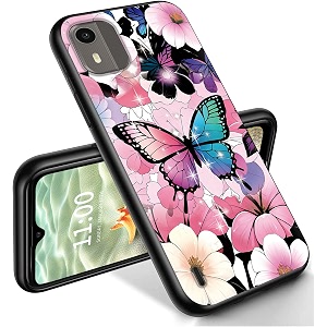 ryuithdjp for nokia c12 phone case 6334 butterfly pastel design phone case for nokia c12 case tpu stylish protective cover