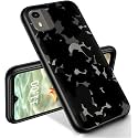 RYUITHDJP for Nokia C12 Phone Case 6.3" Black Design, Phone Case for Nokia C12 Case TPU Stylish Protective Cover