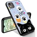 RYUITHDJP for Nokia C12 Phone Case 6.3" Cat Cute Design, Phone Case for Nokia C12 Case TPU Stylish Protective Cover