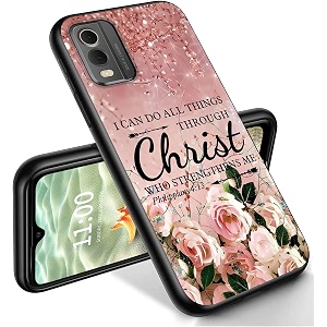 ryuithdjp for nokia c32 phone case 6534 christian bling design phone case for nokia c32 case tpu stylish protective cover