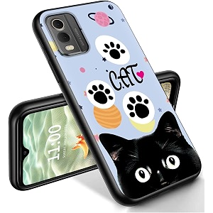 ryuithdjp for nokia c32 phone case 6534 cat cute design phone case for nokia c32 case tpu stylish protective cover
