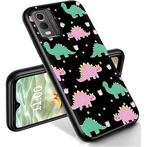 ryuithdjp for nokia c32 phone case 6534 cute dinosaur design phone case for nokia c32 case tpu stylish protective cover
