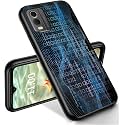RYUITHDJP for Nokia C32 Phone Case 6.5" Number Design, Phone Case for Nokia C32 Case TPU Stylish Protective Cover