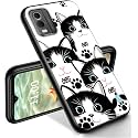 RYUITHDJP for Nokia C32 Phone Case 6.5" Cats Design, Phone Case for Nokia C32 Case TPU Stylish Protective Cover