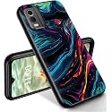 RYUITHDJP for Nokia C32 Phone Case 6.5" Abstract Design, Phone Case for Nokia C32 Case TPU Stylish Protective Cover