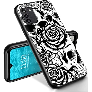 ryuithdjp for nokia g100 phone case 6534 roses skull design phone case for nokia g100 case tpu stylish protective cover