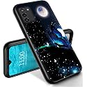 RYUITHDJP for Nokia G100 Phone Case 6.5" Moon Butterfly Design, Phone Case for Nokia G100 Case TPU Stylish Protective Cover