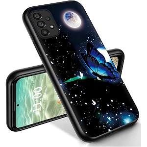 ryuithdjp for samsung galaxy a53 5g phone case 6534 moon butterfly design phone case for galaxy a53 5g case tpu stylish protective cover