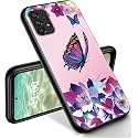 RYUITHDJP for Samsung Galaxy A53 5G Phone Case 6.5" Butterflies Women Design, Phone Case for Galaxy A53 5G Case TPU Stylish Protective Cover