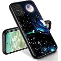 RYUITHDJP for Samsung Galaxy A53 5G Phone Case 6.5" Moon Butterfly Design, Phone Case for Galaxy A53 5G Case TPU Stylish Protective Cover