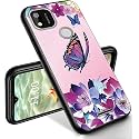 RYUITHDJP for Sense TW102 Phone Case 6.0" Moon Butterfly Design, Phone Case for Sense TW102 Case TPU Stylish Protective Cover