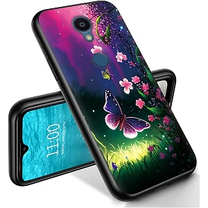 ryuithdjp for sharp rouvo v phone case butterflies night design phone case for sharp rouvo v case tpu stylish protective cover