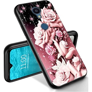 ryuithdjp for sharp rouvo v phone case roses girl design phone case for sharp rouvo v case tpu stylish protective cover
