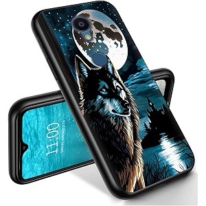 ryuithdjp for sharp rouvo v phone case wolf night design phone case for sharp rouvo v case tpu stylish protective cover