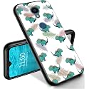 RYUITHDJP for Sharp Rouvo V Phone Case Dinosaur Leaves Design, Phone Case for Sharp Rouvo V Case TPU Stylish Protective Cover