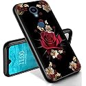 RYUITHDJP for Sharp Rouvo V Phone Case Roses Gold Design, Phone Case for Sharp Rouvo V Case TPU Stylish Protective Cover