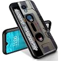 RYUITHDJP for Sharp Rouvo V Phone Case Classical Tape Design, Phone Case for Sharp Rouvo V Case TPU Stylish Protective Cover