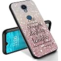 RYUITHDJP for Sharp Rouvo V Phone Case Quote Shiny Design, Phone Case for Sharp Rouvo V Case TPU Stylish Protective Cover