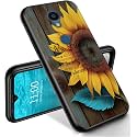 RYUITHDJP for Sharp Rouvo V Phone Case Sunflower Quote Design, Phone Case for Sharp Rouvo V Case TPU Stylish Protective Cover