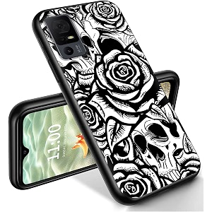 ryuithdjp for tcl 40 xe phone case 65634 roses design phone case for tcl 40 xe case tpu stylish protective cover