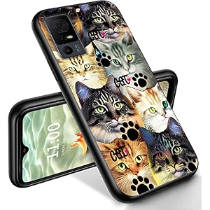 ryuithdjp for tcl 40 xe phone case 65634 paw cat design phone case for tcl 40 xe case tpu stylish protective cover