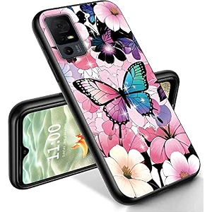 ryuithdjp for tcl 40 xe phone case 65634 butterfly pastel design phone case for tcl 40 xe case tpu stylish protective cover