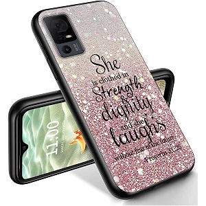 ryuithdjp for tcl 40 xe phone case 65634 quote shiny design phone case for tcl 40 xe case tpu stylish protective cover