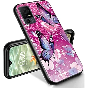 ryuithdjp for tcl 40 xe phone case 65634 leaves design phone case for tcl 40 xe case tpu stylish protective cover