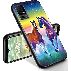 ryuithdjp for tcl 40 xe phone case 65634 horse design phone case for tcl 40 xe case tpu stylish protective cover
