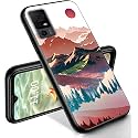 RYUITHDJP for TCL 40 XE Phone Case 6.56" Landscape Design, Phone Case for TCL 40 XE Case TPU Stylish Protective Cover