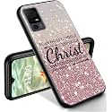 RYUITHDJP for TCL 40 XE Phone Case 6.56" Shiny Quote Design, Phone Case for TCL 40 XE Case TPU Stylish Protective Cover