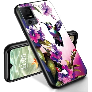 ryuithdjp for tcl 40 xl phone case 67534 hummingbirds girl design phone case for tcl 40 xl case tpu stylish protective cover