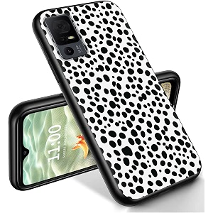 ryuithdjp for tcl 40 xl phone case 67534 black white spot design phone case for tcl 40 xl case tpu stylish protective cover